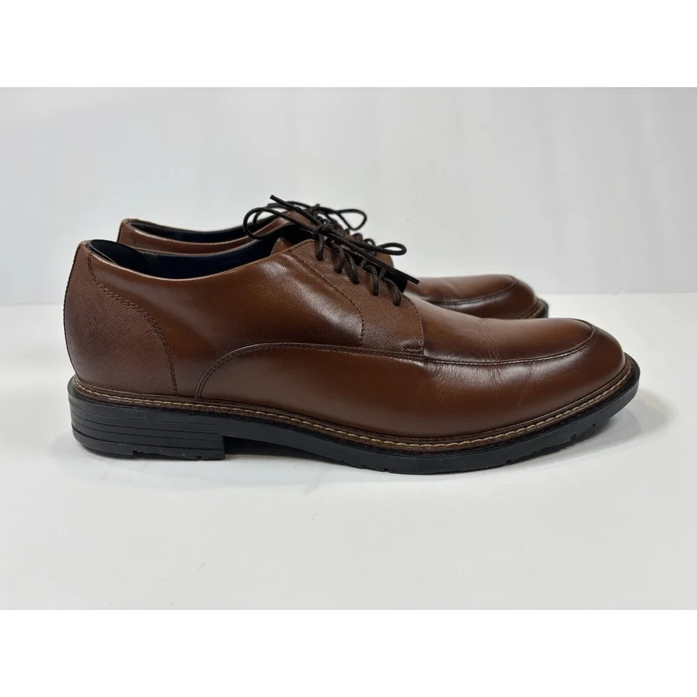 Arturo Calle Men's Brown Leather Derby Dress Shoes US 10 Lace Up Colombia